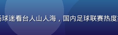 中超球场球迷看台人山人海，国内足球联赛热度持续攀升